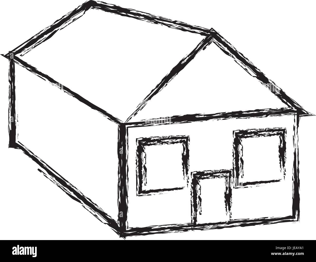 house icon over white background vector illustration Stock Vector Image ...