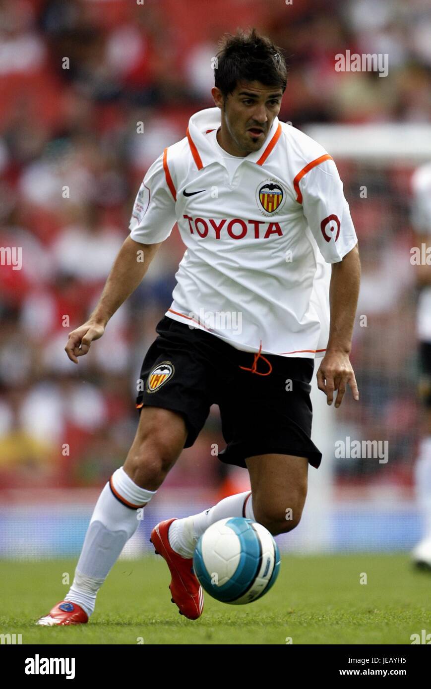 で*ち様 バレンシア 2007-08 ホーム #7 DAVID VILLA ダビ David villa 2007 hi-res stock photography and images - Alamy