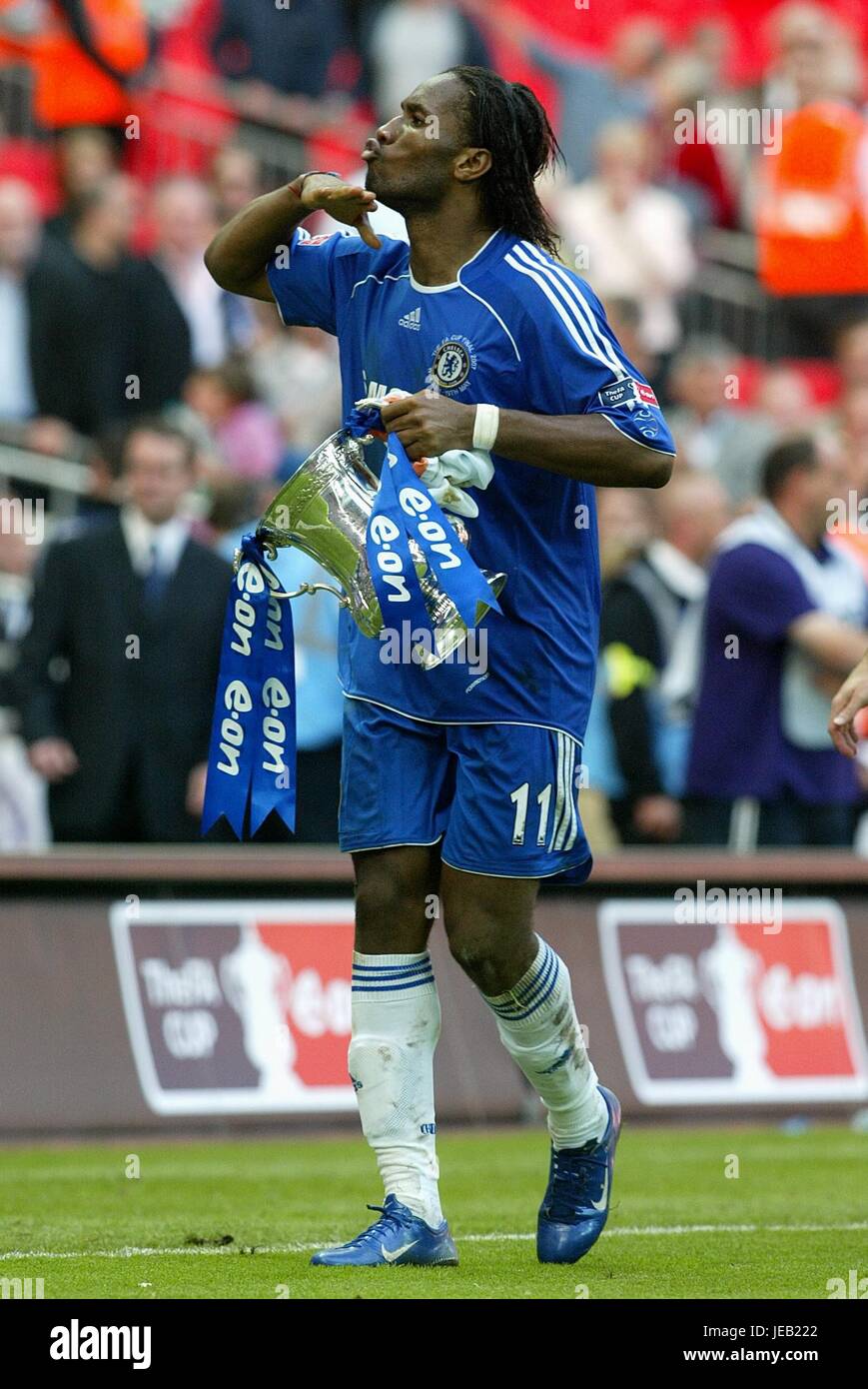 DIDIER DROGBA & FA CUP CHELSEA V MANCHESTER UNITED WEMBLEY STADIUM