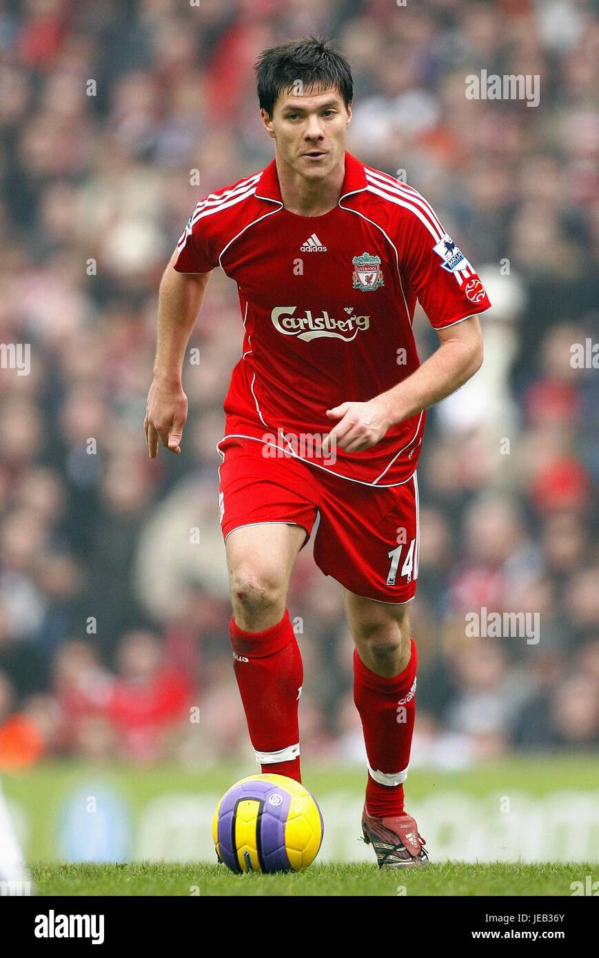 Xabi Alonso Liverpool Fc Anfield Liverpool England 03 February 2007 Stock Photo Alamy