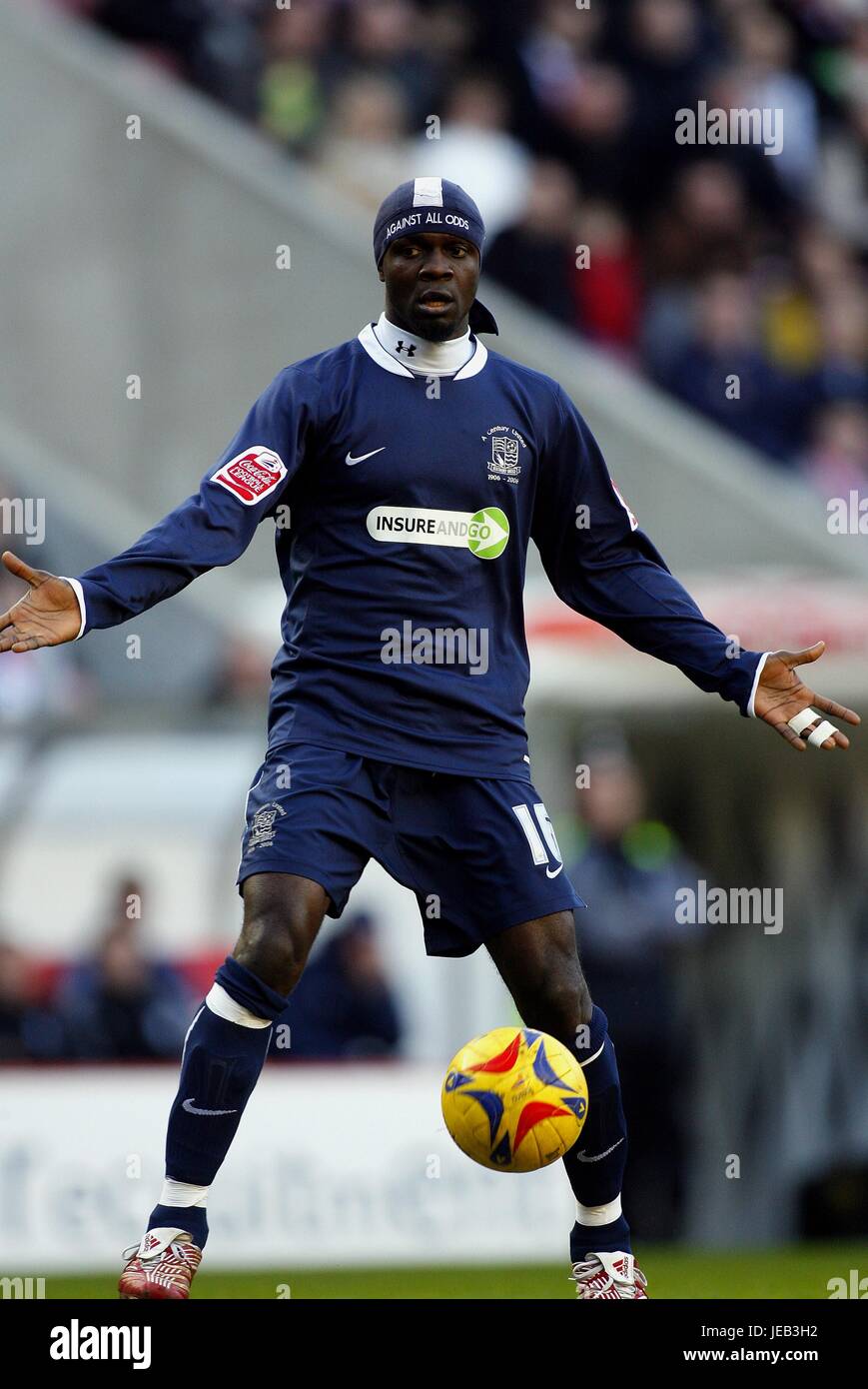 EFE SODJE SOUTHEND UNITED FC STADIUM OF LIGHT SUNDERLAND ENGLAND 17