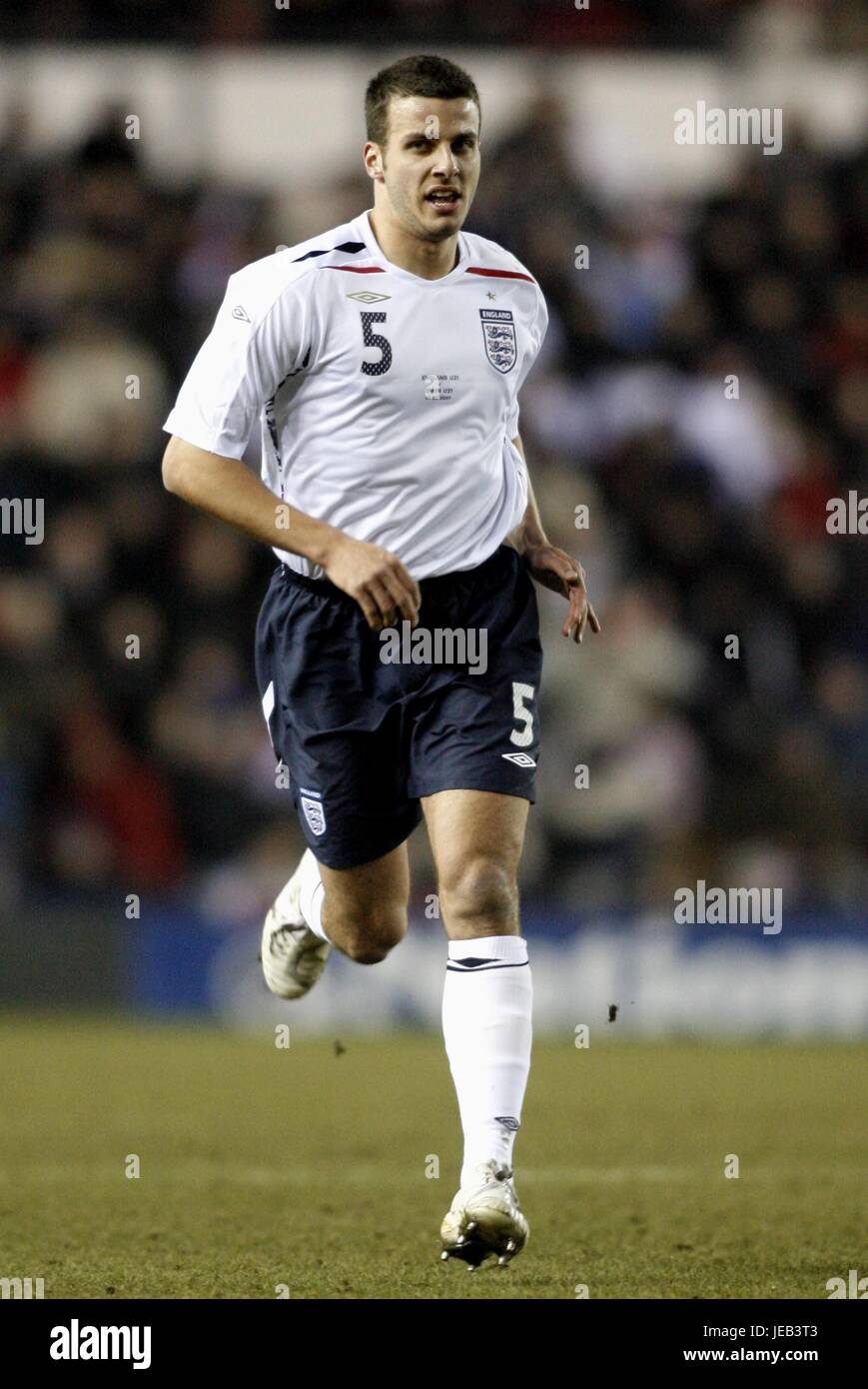 Steven Taylor England Newcastle United Fc Pride Park Derby England Stock Photo Alamy