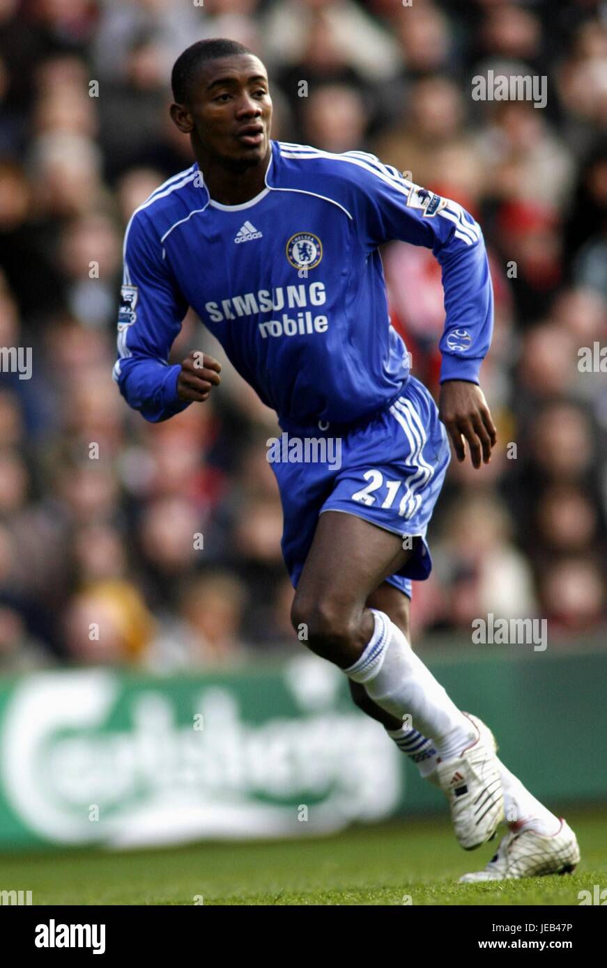 SALOMON KALOU CHELSEA FC ANFIELD LIVERPOOL ENGLAND 20 January 2007 Stock  Photo - Alamy