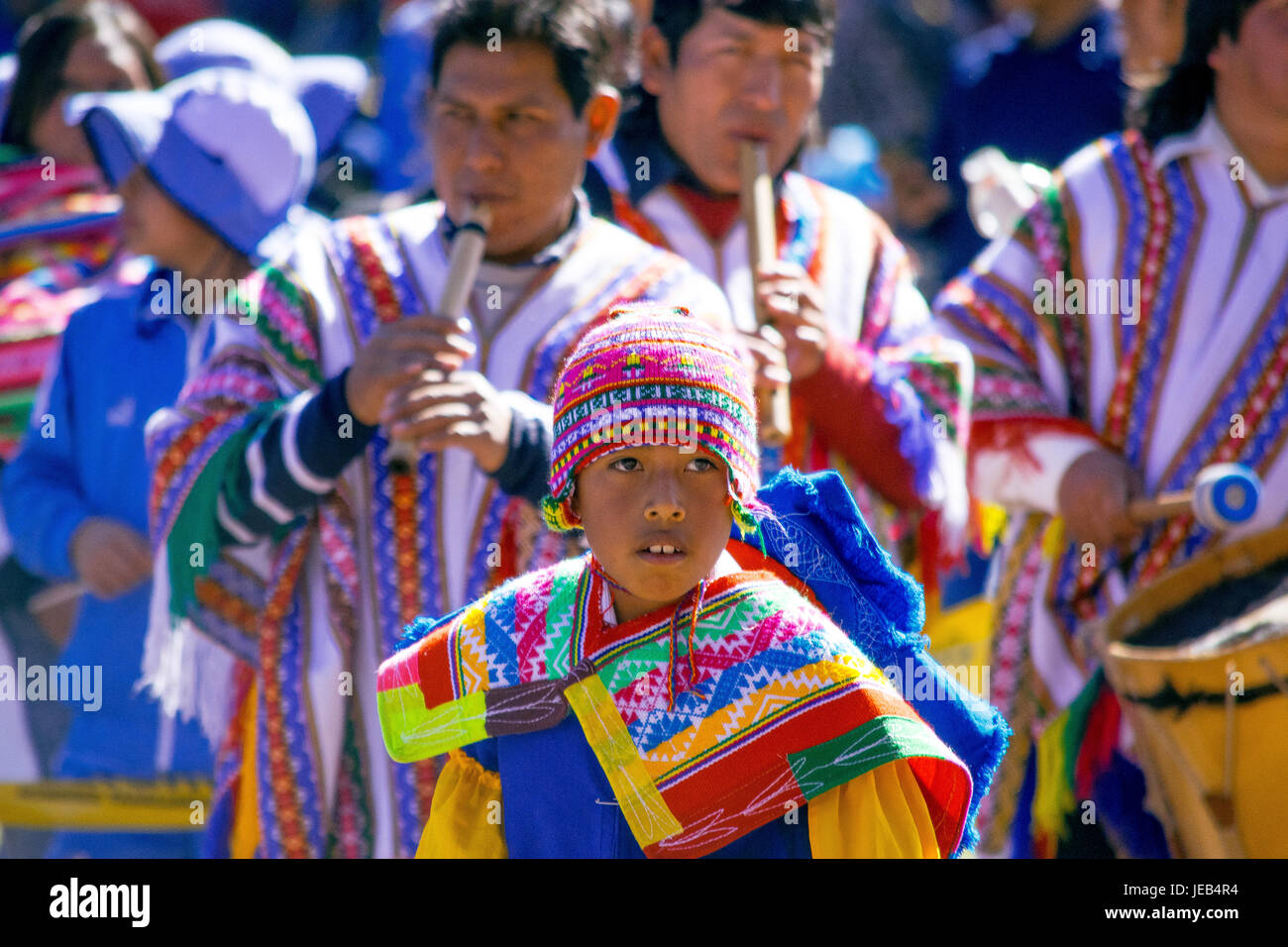 Fiesta del Sol, Cusco Stock Photo