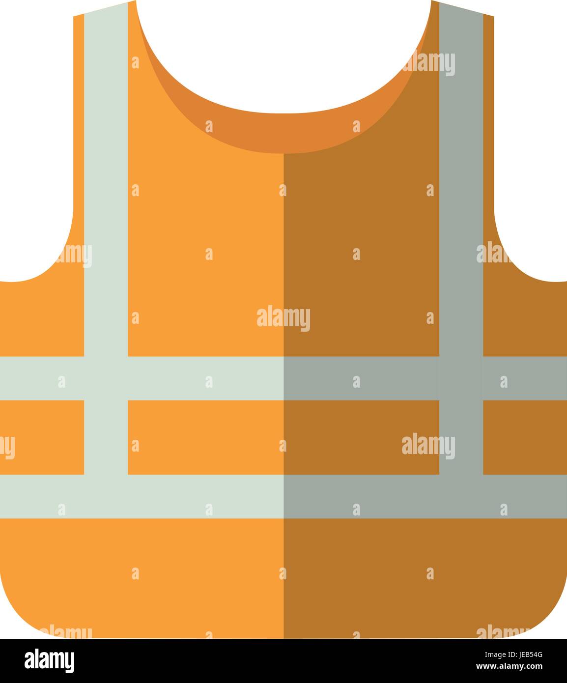 safety vest icon over white background industrial security concept ...