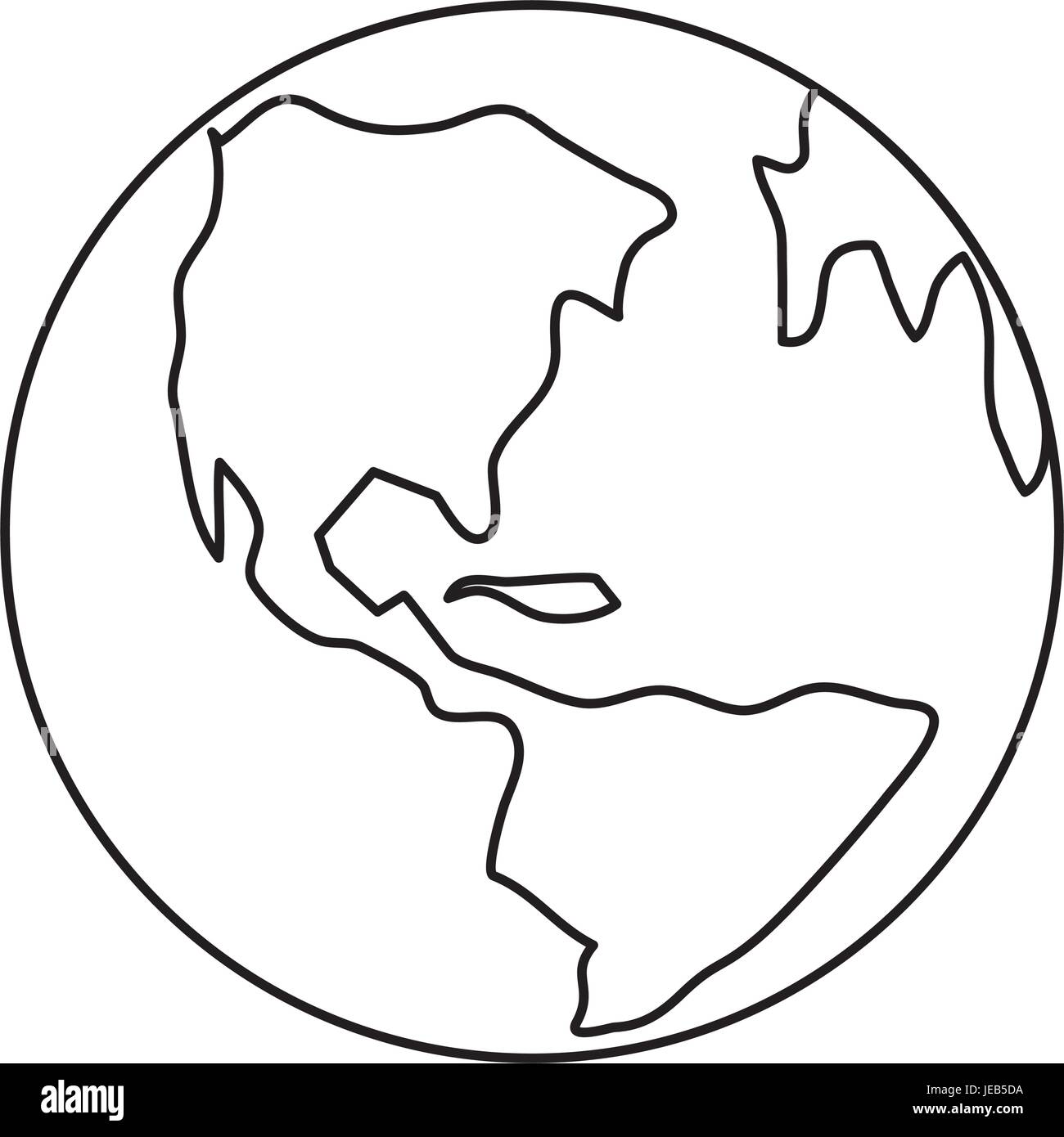 isolated earth planet Stock Vector Image & Art - Alamy