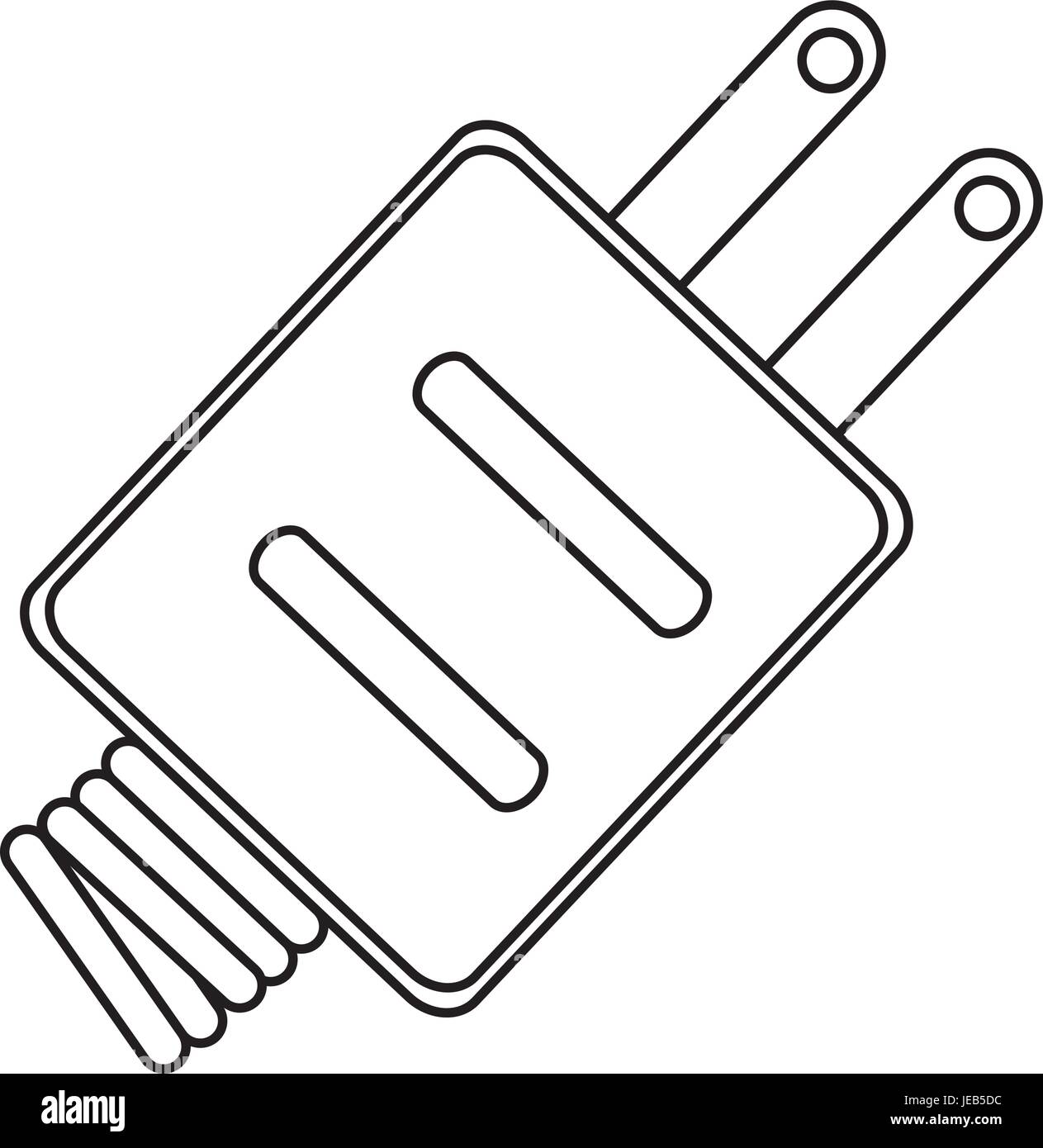 isolated ecologic electric plug Stock Vector Image & Art - Alamy