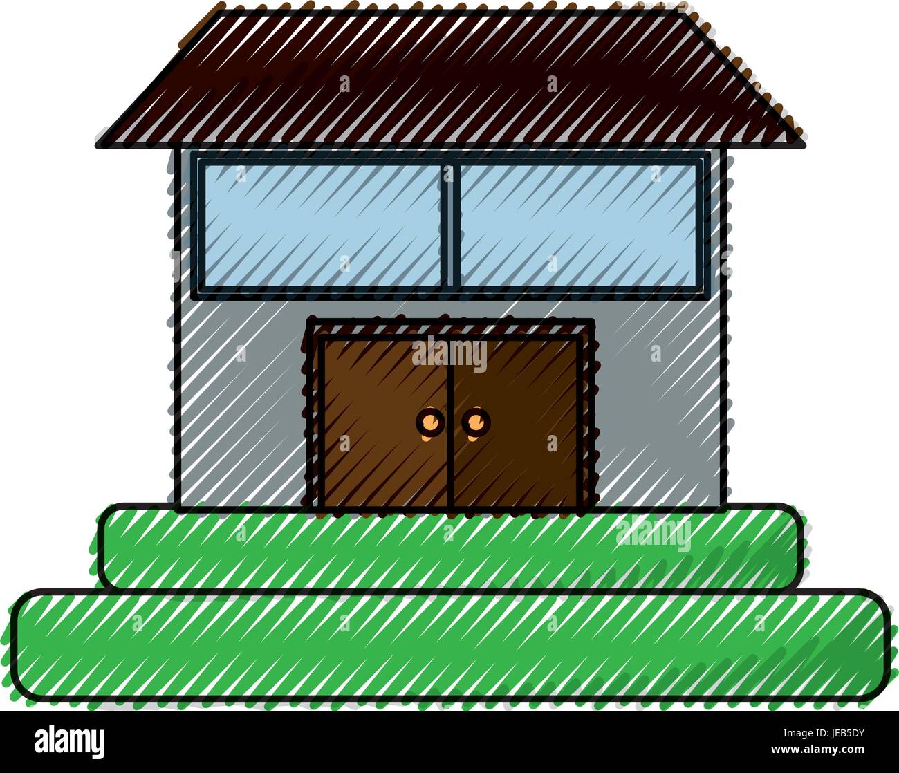 isolated big house Stock Vector Image & Art - Alamy