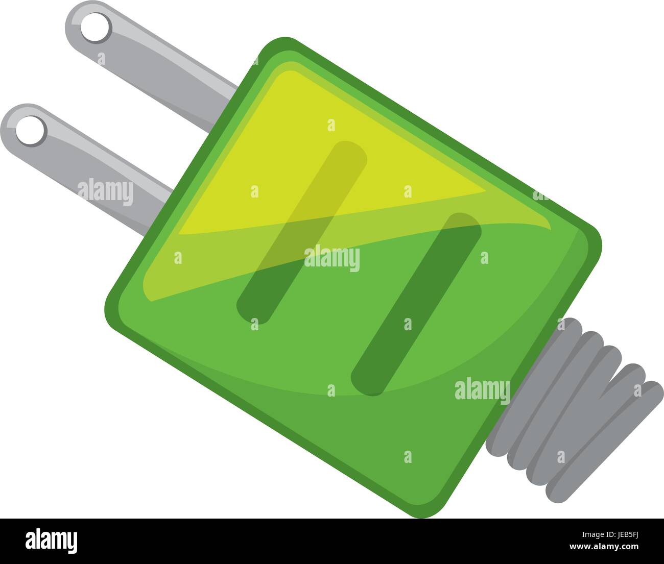 isolated ecologic electric plug Stock Vector Image & Art - Alamy
