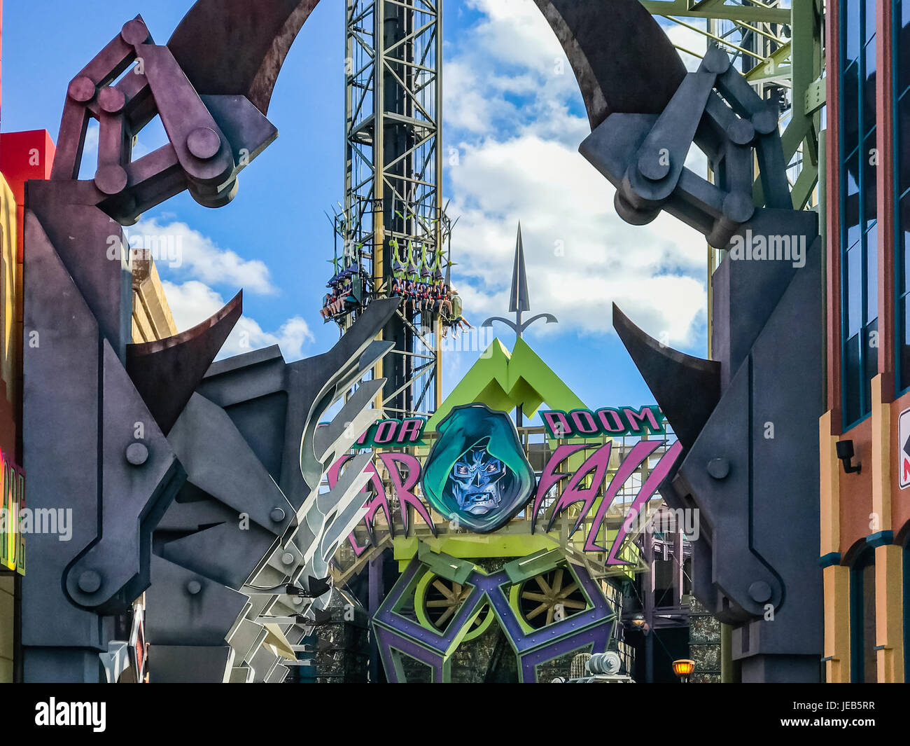 ORLANDO, USA JANUARY 05, 2017 Marvel Super Hero Island, Islands of