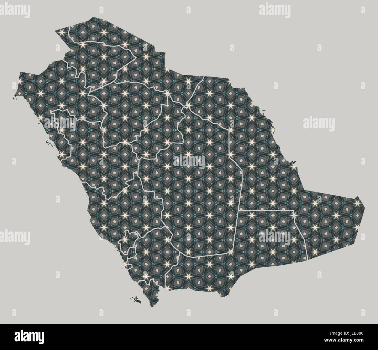 Modern saudi arabia map hi-res stock photography and images - Alamy
