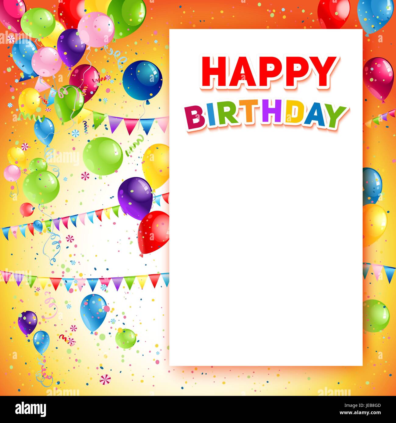 Happy birthday banner hi-res stock photography and images - Alamy
