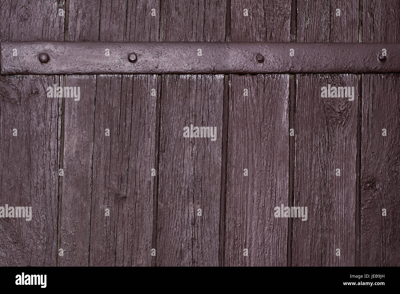 Texture of painted brown old wooden gate Stock Photo - Alamy