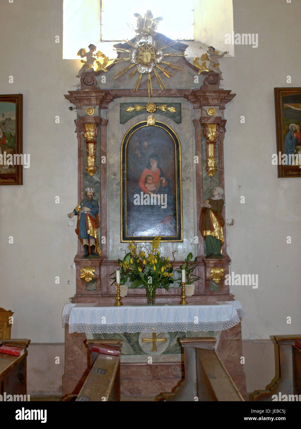 2013.04.21 - Opponitz - Pfarrkirche hl. Kunigunde - 09 Stock Photo