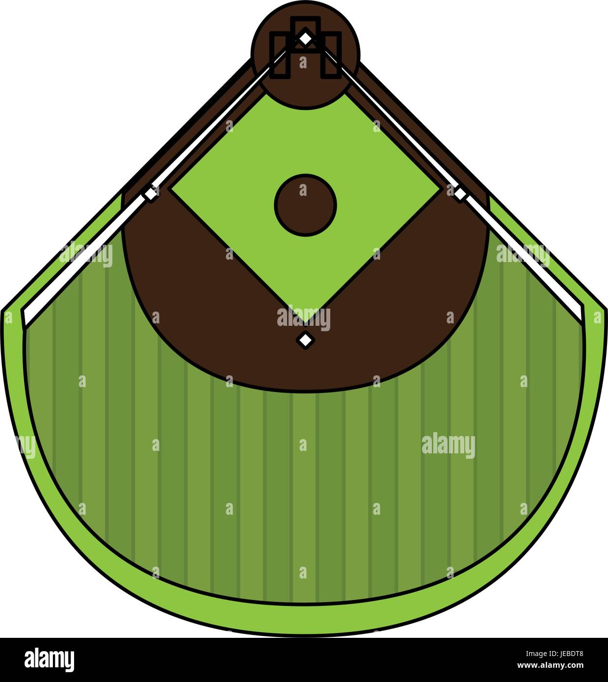 Baseball field design Stock Vector Image & Art - Alamy