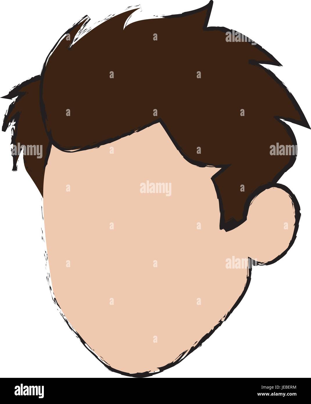 cartoon head man profile avatar Stock Vector Image & Art - Alamy