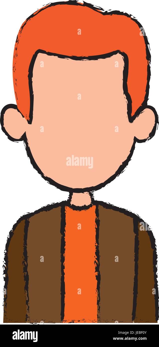 portrait man male character profile avatar people Stock Vector Image ...