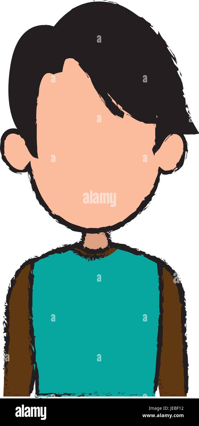 portrait man male character profile avatar people Stock Vector Image ...