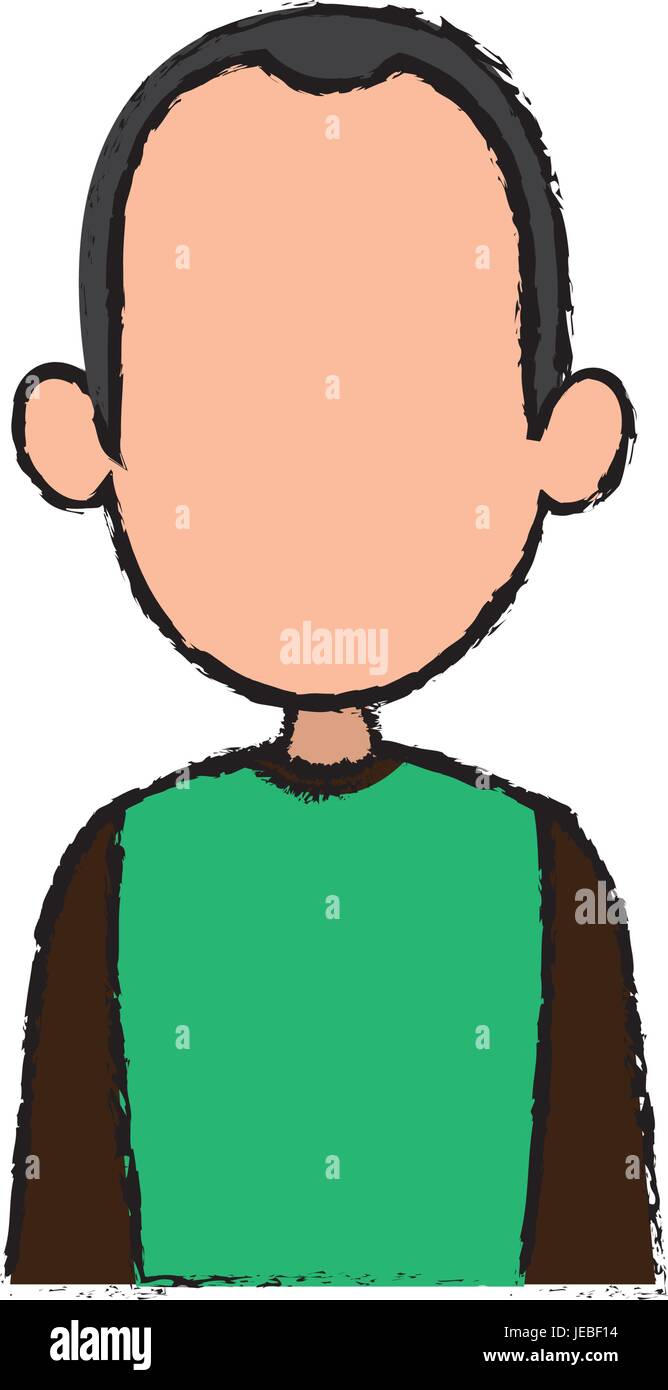 portrait man male character profile avatar people Stock Vector Image ...