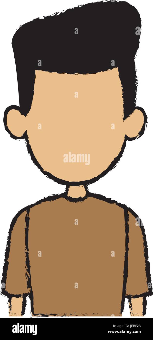 portrait man male character profile avatar people Stock Vector Image ...