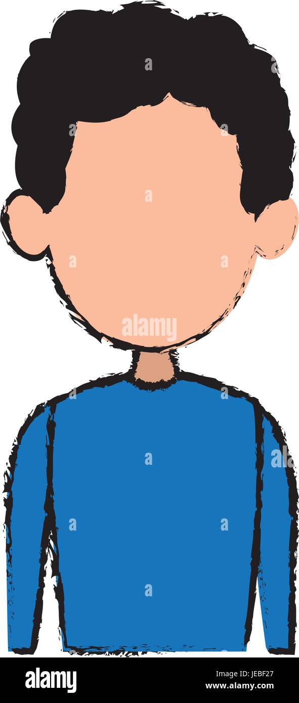 portrait man male character profile avatar people Stock Vector Image ...