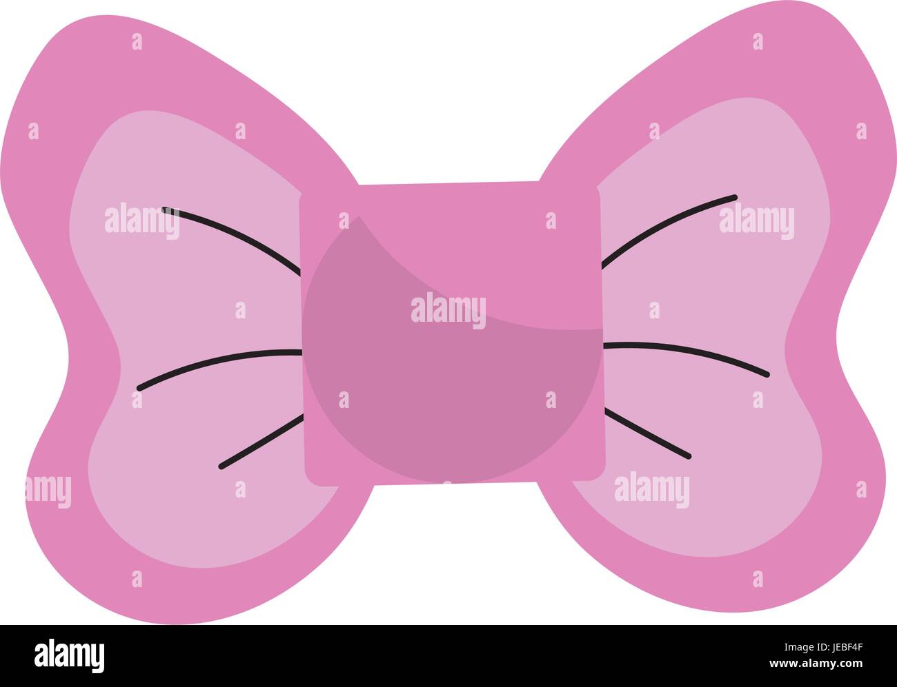 cute riibon bow decoration design Stock Vector Image & Art - Alamy
