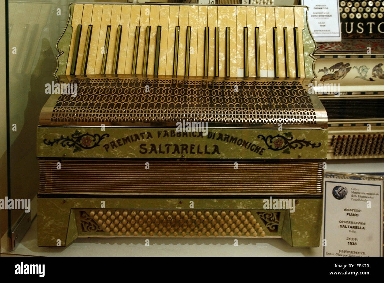 Italy Marche Castelfidardo (AN) Civic International Museum of Accordion. Exposition of ancient