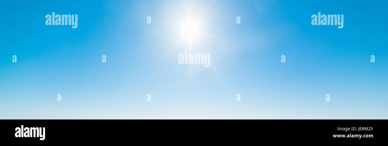 blue sky with white, soft clouds Stock Photo - Alamy