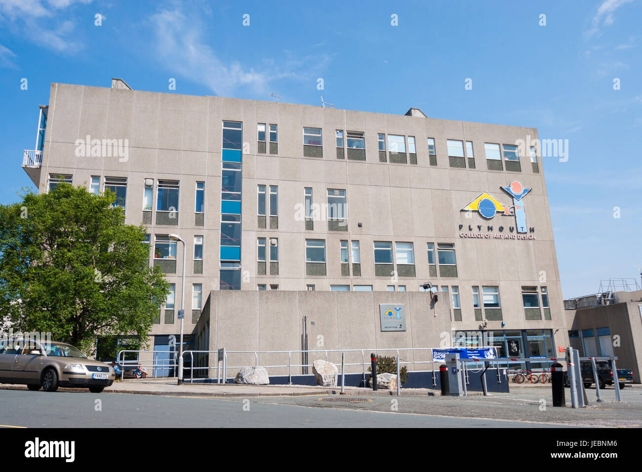 Exterior of the Original Plymouth College of Art and design building