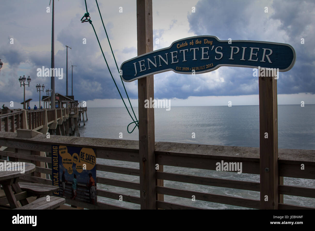 Pier Nags Head North Carolina Outer Banks Stock Photo Alamy