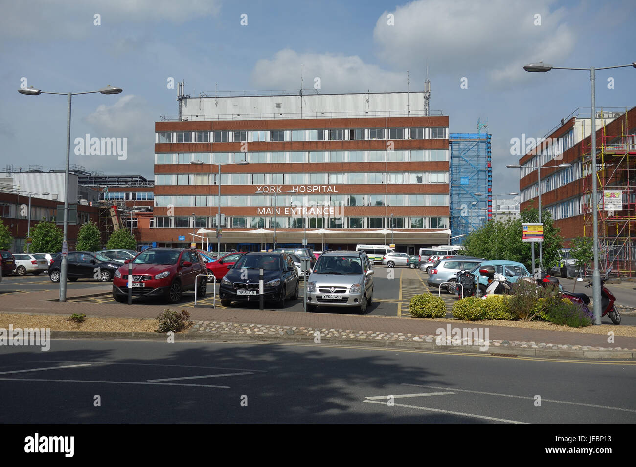 Front of York Hospital and car park, Wigginton Road, York, North Yorkshire Stock Photo Alamy