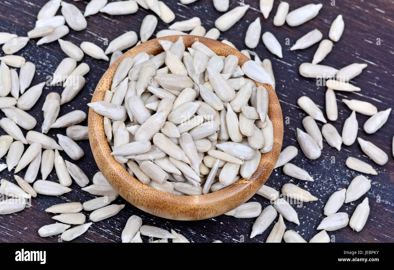 Peeled uncooked sunflower seeds in hi-res stock photography and images ...