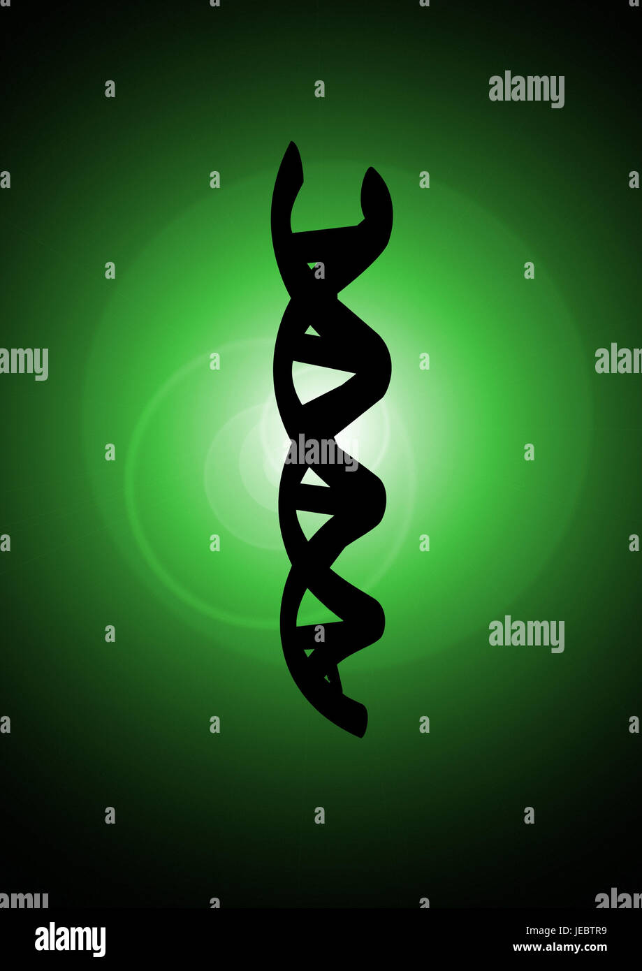 DNA helix, alpha doubles helix, Stock Photo