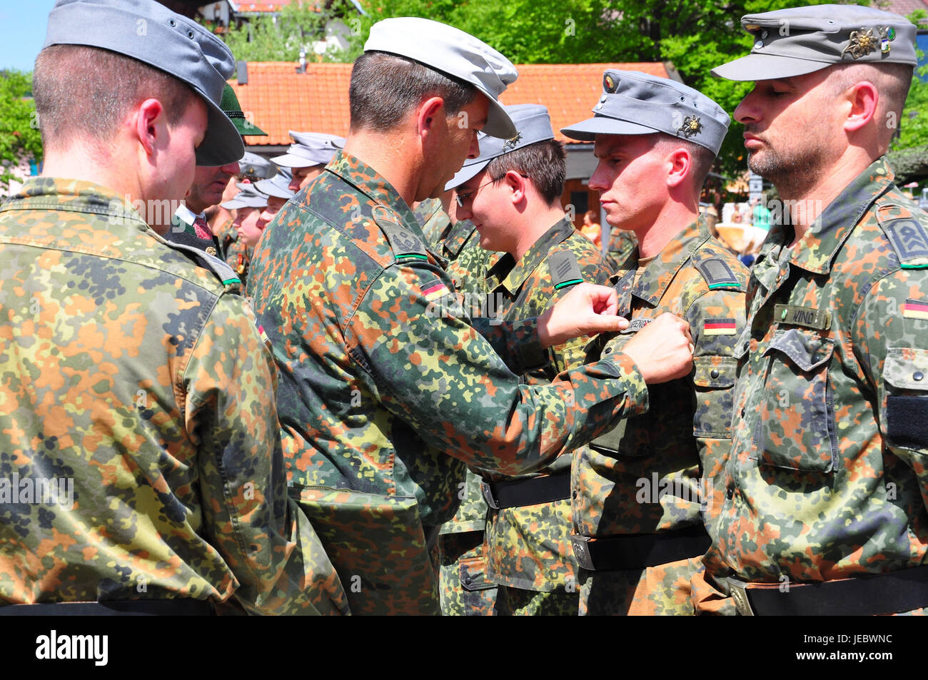 The armed forces, soldier, award, honour, recognition, Stock Photo