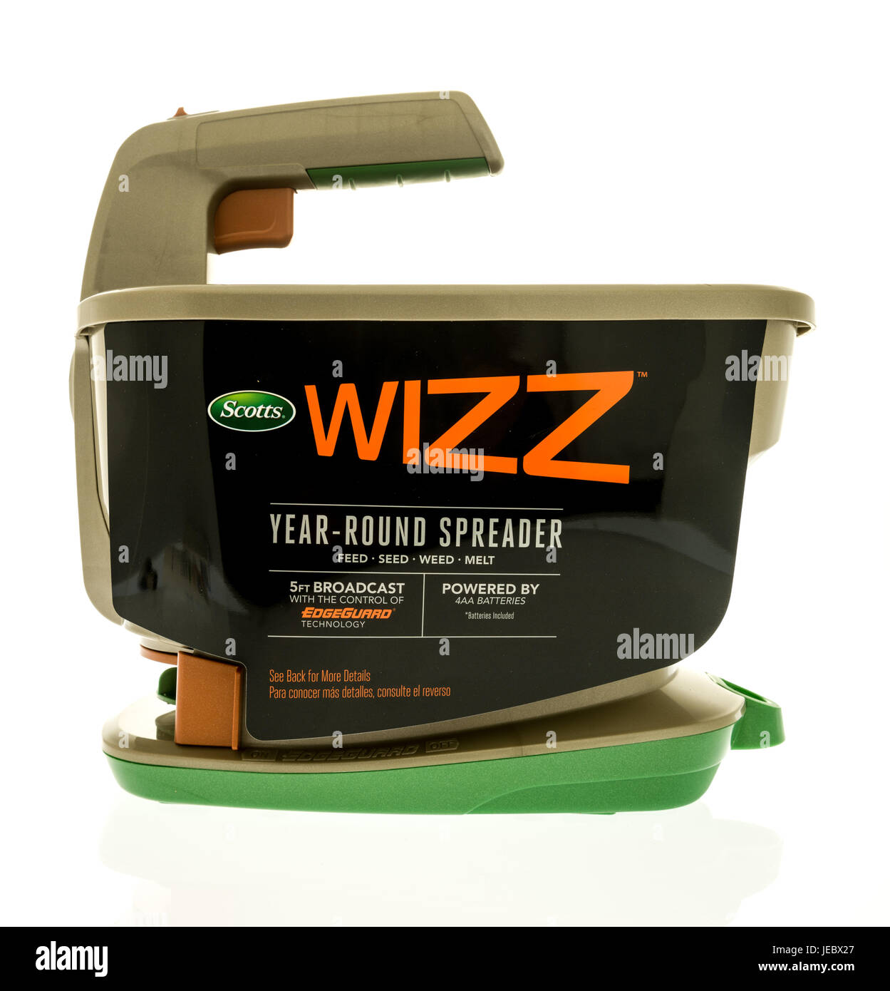 Scotts wizz spreader best sale