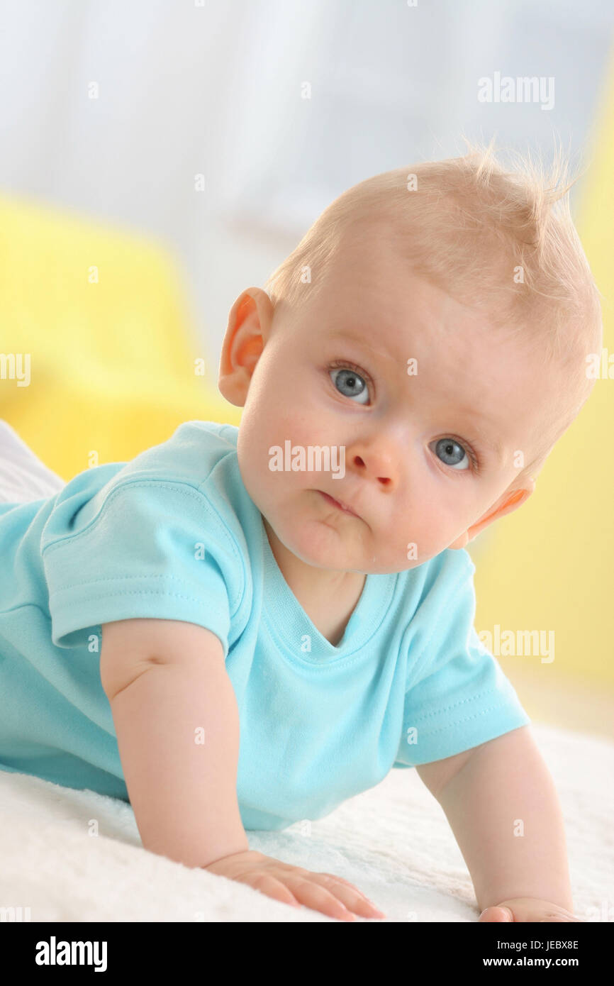 Baby, 6 months, portrait, Stock Photo