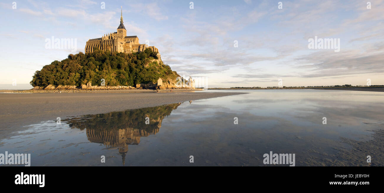 Europe, France, Brittany, some, view at Mont St. Michel, Stock Photo