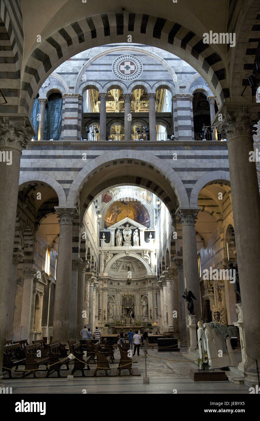 Italy, Tuscany, Pisa, cathedral to Pisa, chancel, Stock Photo