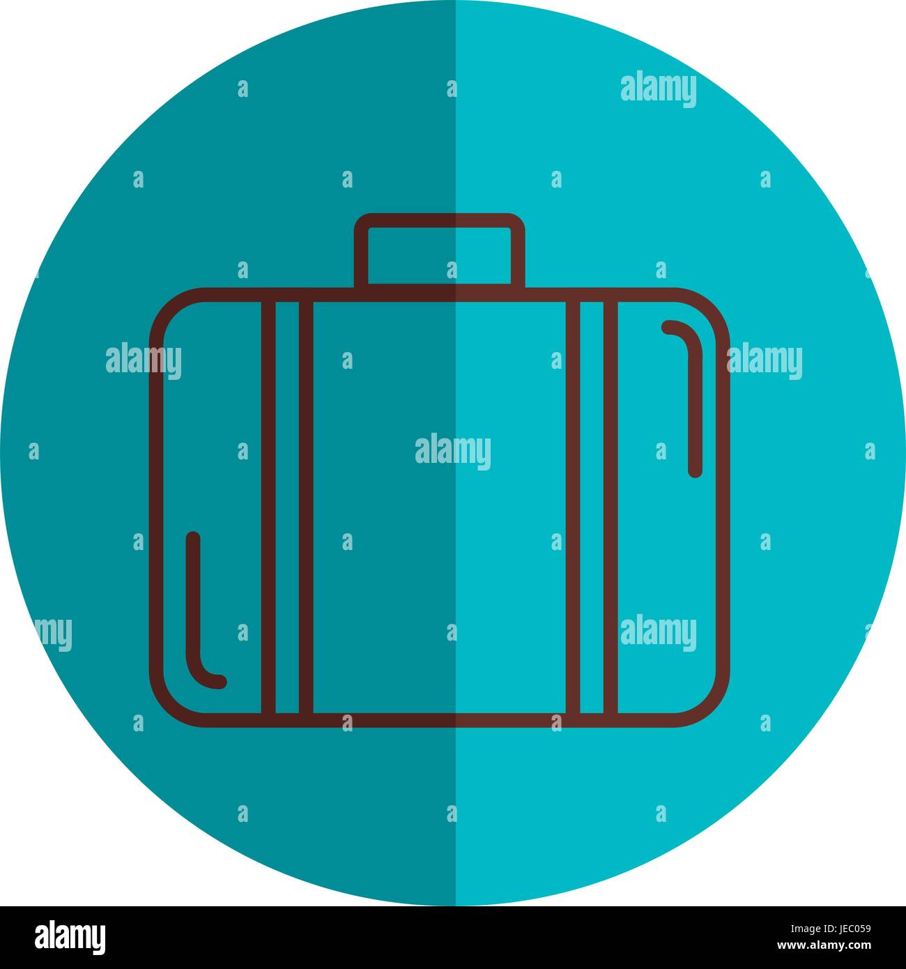 suitcase travel isolated icon vector illustration design vector ...