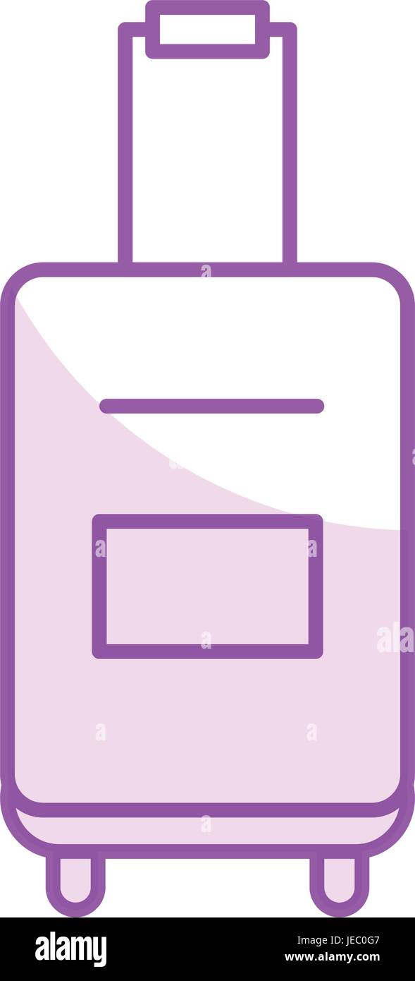 suitcase travel isolated icon vector illustration design vector ...