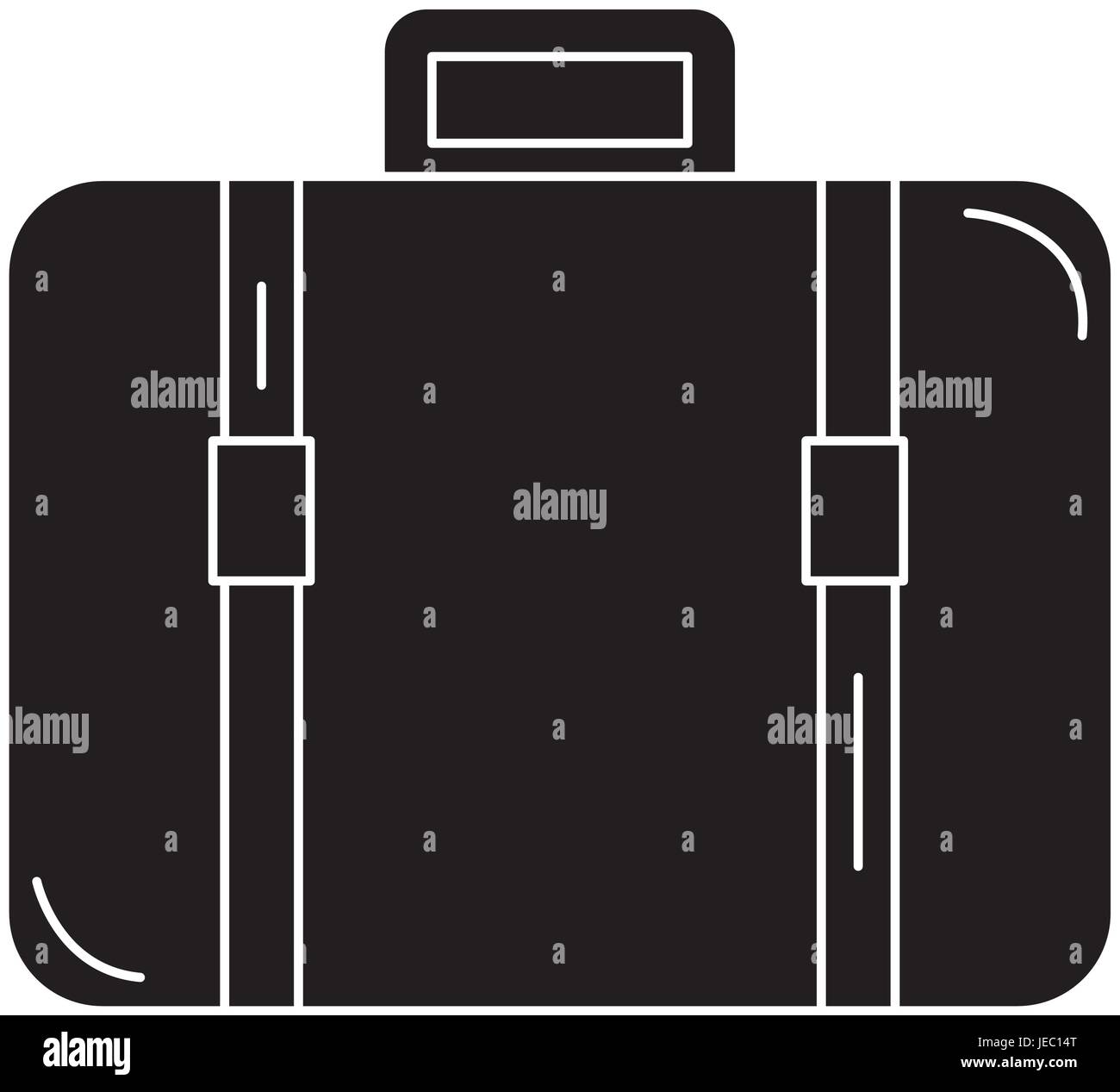 suitcase travel isolated icon vector illustration design vector ...