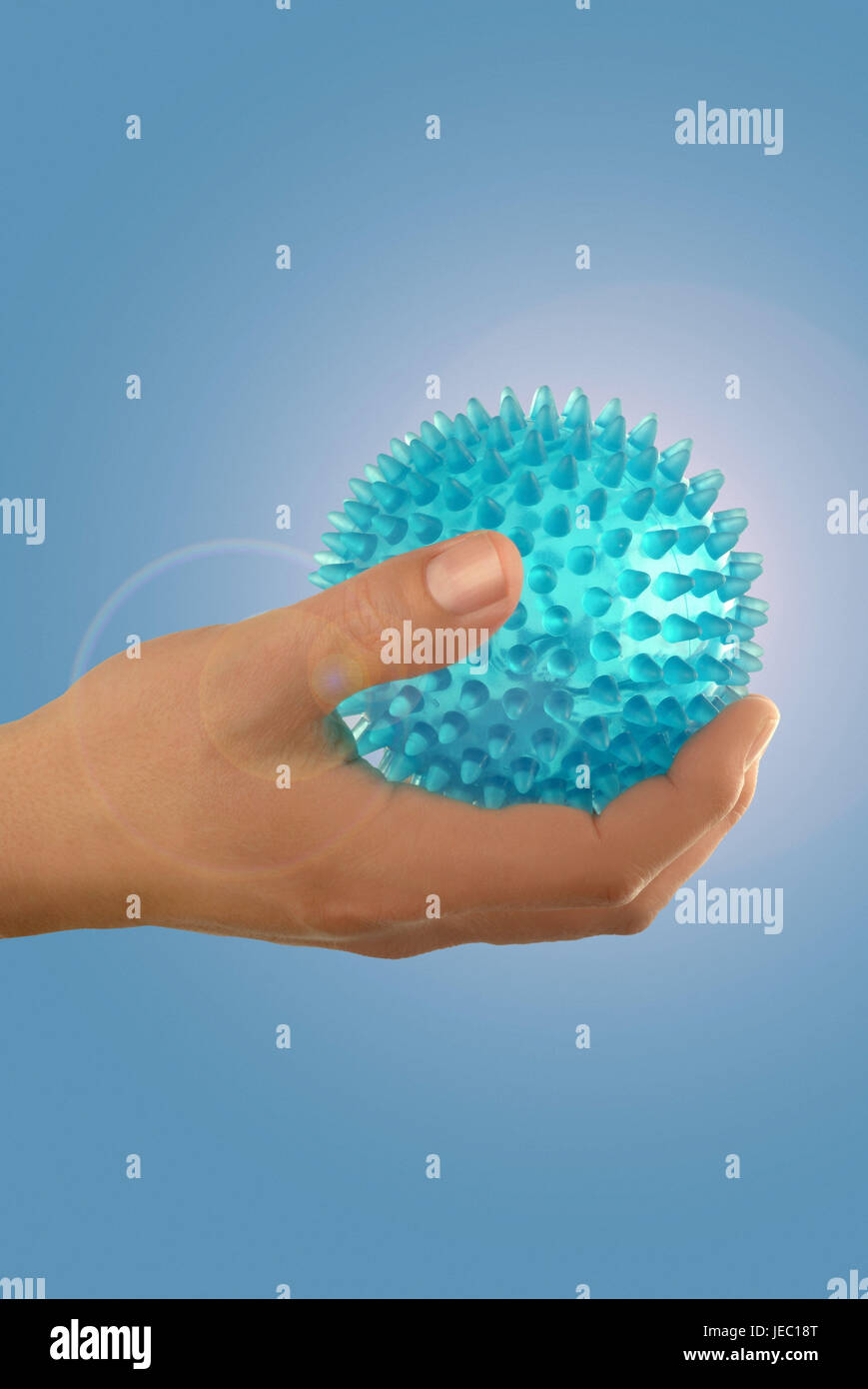 Hand, massage ball Stock Photo Alamy