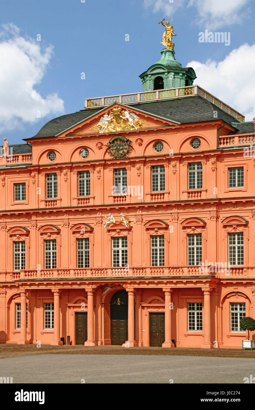 Germany, Baden-Wurttemberg, Rastatt, lock, main portal, architecture, architectural style, baroque, baroque lock, outside, baroque residence, residence, input, Stock Photo