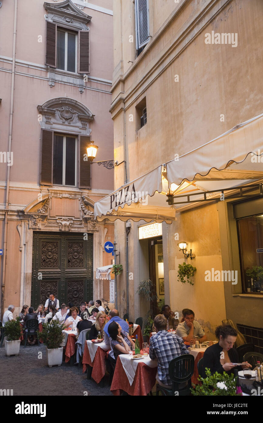 Italy, Rome, Italian restaurant, Stock Photo