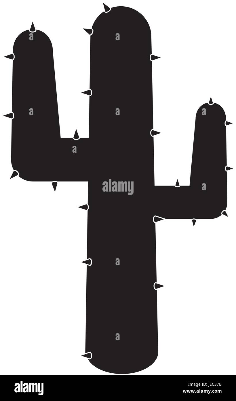 Spiked cactus Stock Vector Images - Alamy