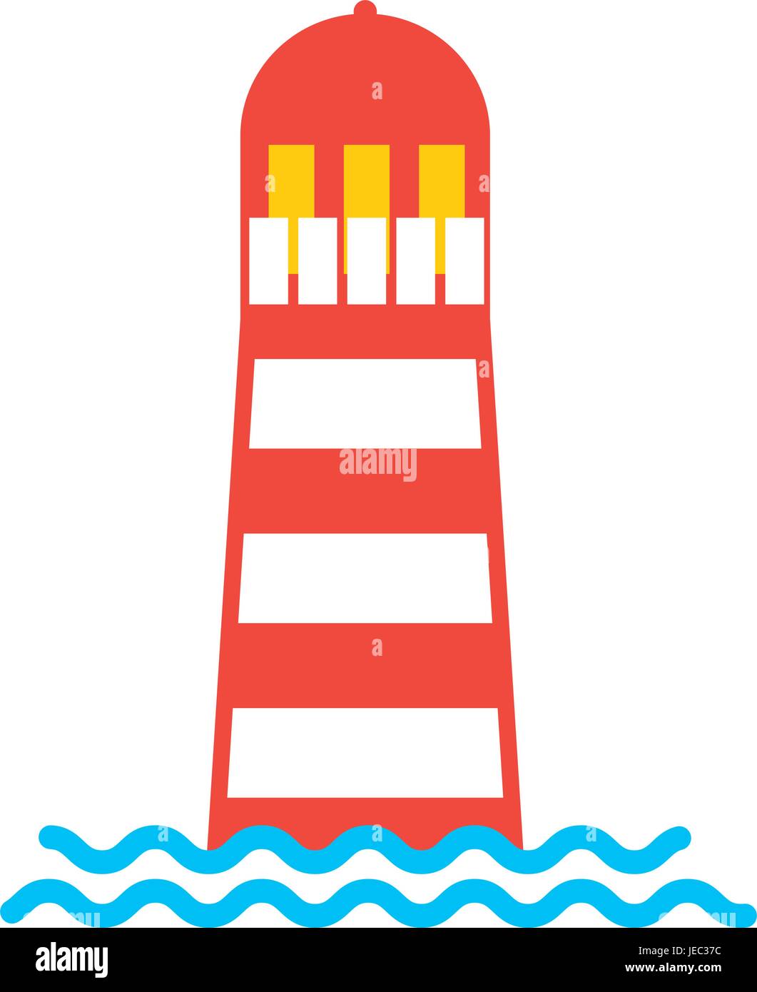 sea lighthouse isolated icon Stock Vector Image & Art - Alamy