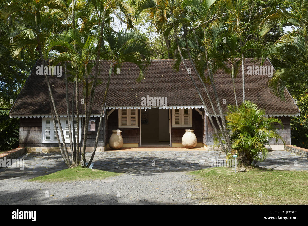 Martinique, ruling house, Habitation Clément, Stock Photo