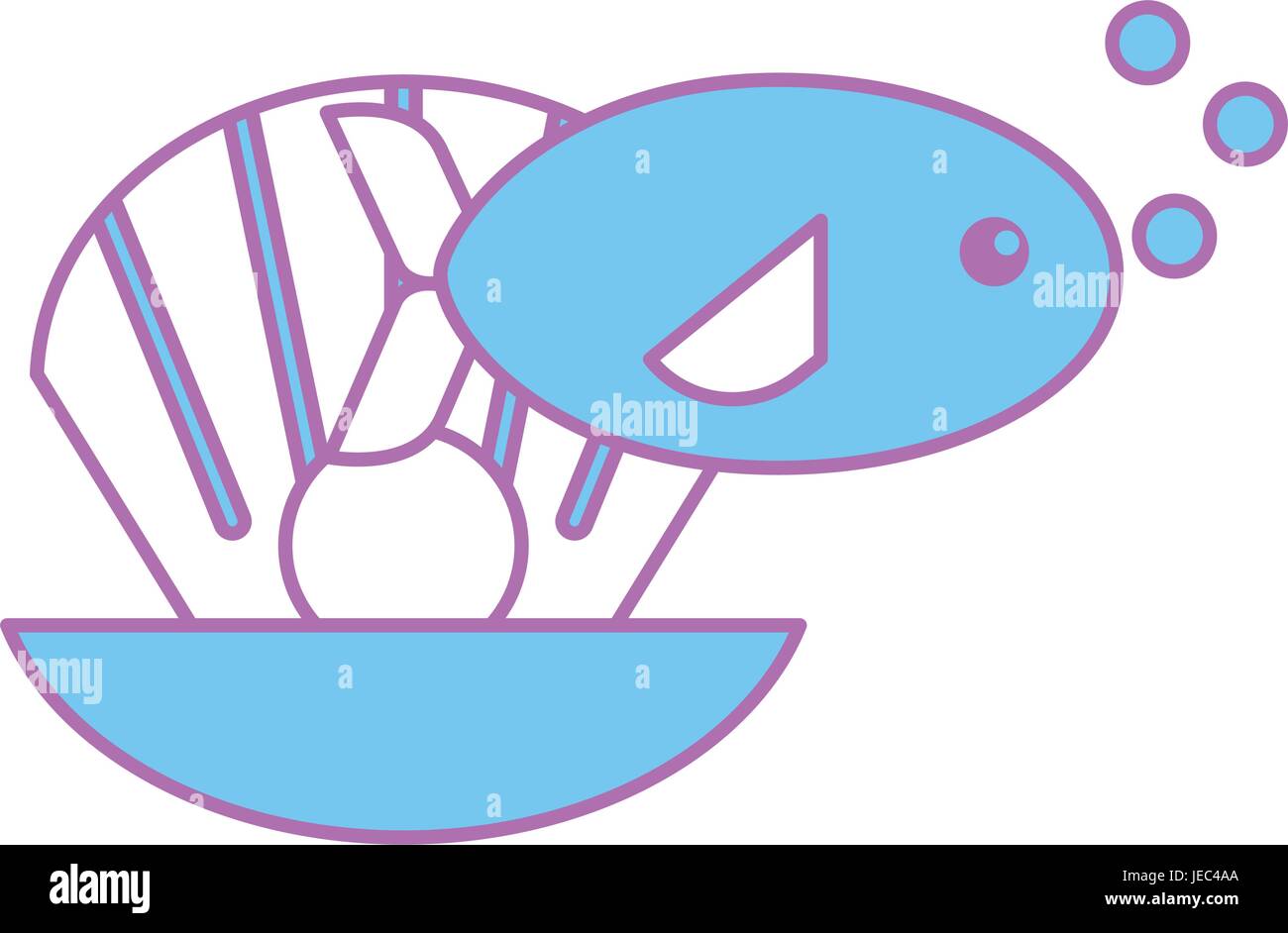 sea fish swiming icon Stock Vector Image & Art - Alamy