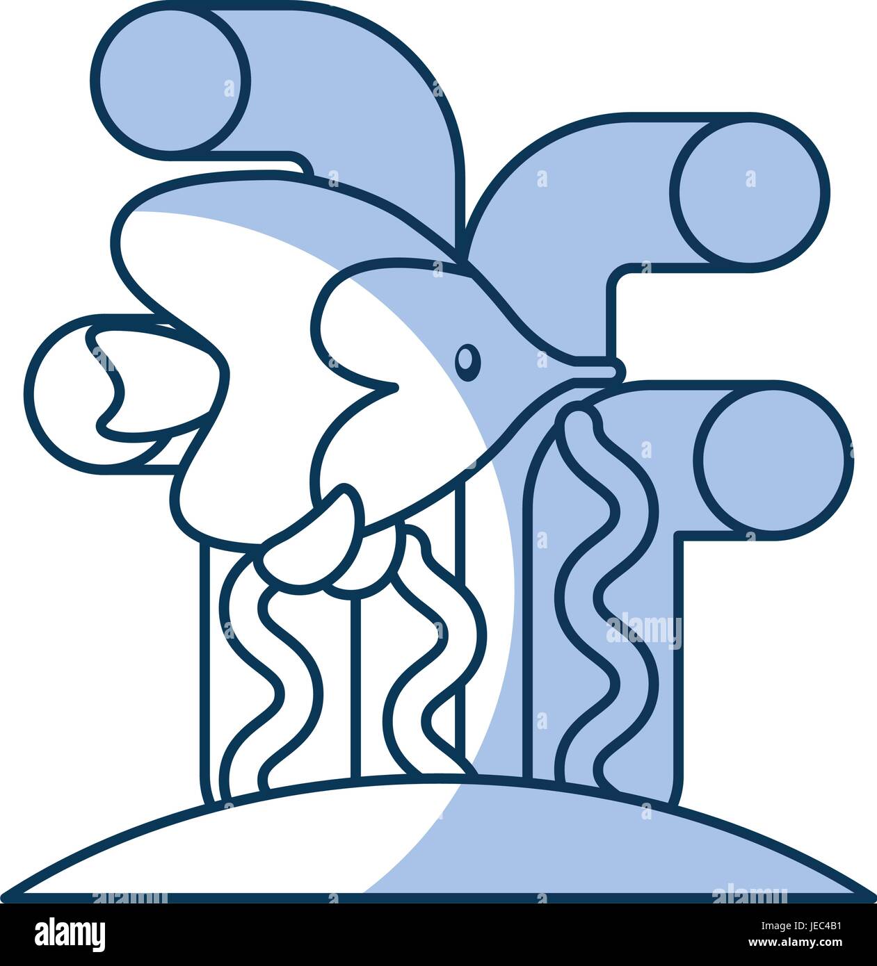 sea fish swiming icon Stock Vector Image & Art - Alamy