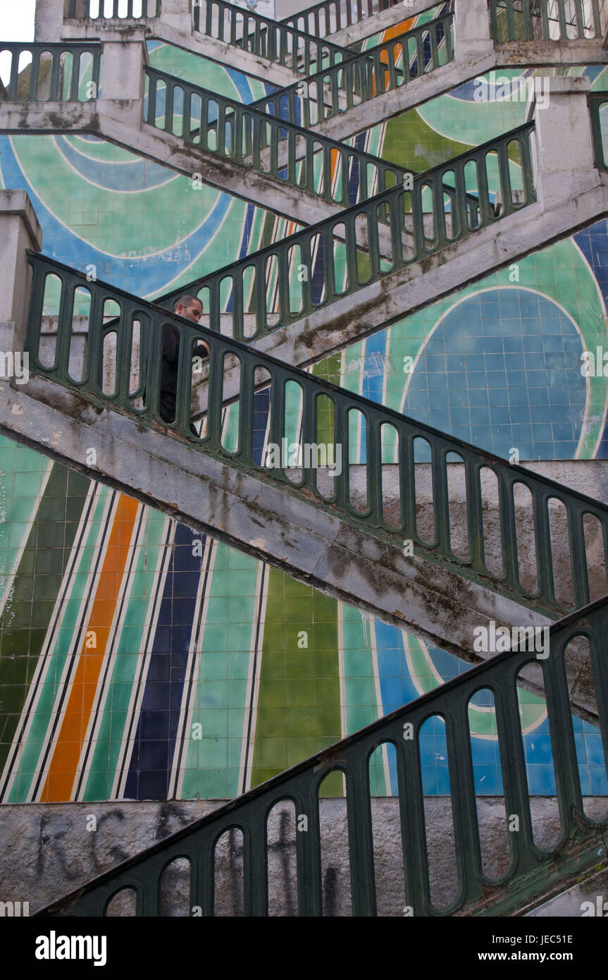 Colorfully painted steps hi-res stock photography and images - Alamy